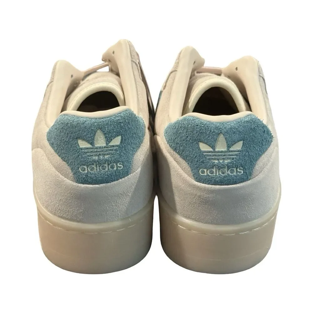 Size 15 Adidas Rivalry Lux Low Wonder Off White Powder Teal JR8241
